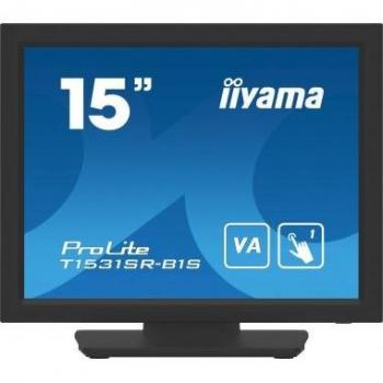iiyama ProLite T1531SR-B1S Pantalla táctil LCD de 15 pulgadas para PC con resolución XGA de 1024 x 768 Pixeles