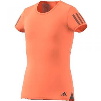 Adidas Camiseta de Manga Corta G Club Junior Niña con tecnología Climalite, color Amber Tint/Grey Six, modelo FK7151