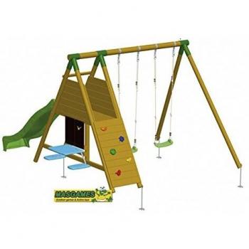 Parque Infantil MASGAMES Mauna Loa Academy con Rampa de escalar