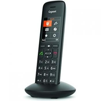 Gigaset C570HX - Teléfono inalámbrico DECT para router - Compatible con Fritzbox, Speedport - Fácil de usar - Auricular con base de carga - Color Negro