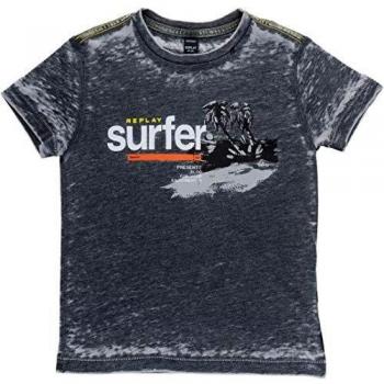 REPLAY Sb7308.023.21860 Camiseta, Negro