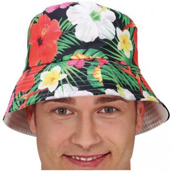 Gorro Hawaiano Flores Tropical adulto