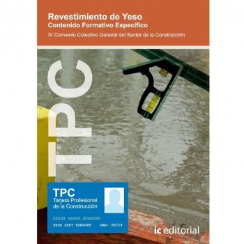 Tpc - Revestimiento de Yeso. Contenido Formativo Específico