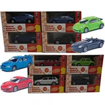 Conjunto de 12 Mini Autos Coleccionables en Exhibidor