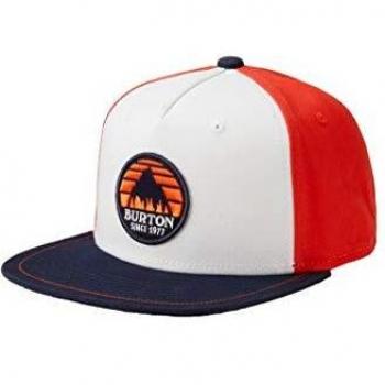 Burton Underhill Gorra, Niños, Orangeade/Stout White, 1SZ