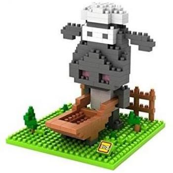 Outletdelocio LOZ 9475. Kit de construccion miniaturizada. Oveja Shaun. 250 Piezas