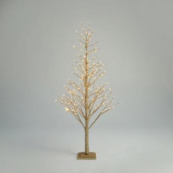 Árbol de suelo Glitter con luces LED Navidad