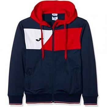 Joma Crew II Chaqueta, Niños, Marino/Rojo, 3XS