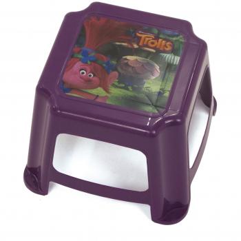 Arditex TL11357 - Taburete de plástico, diseño Trolls