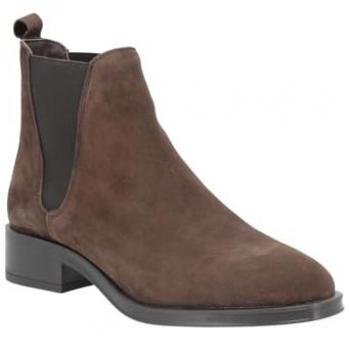 Botines de Mujer Alpe de Piel Baby Silk con Suela Antideslizante - Modelo 2349 Marrón Talla 39