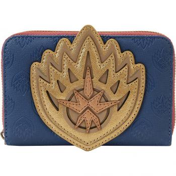 Marvel Loungefly Guardians of the Galaxy 3 Ravager Badge Zip Around Wallet