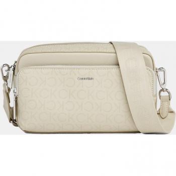 Calvin Klein - Bandolera pequeña con print monograma