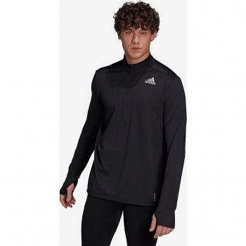 Camiseta técnica de manga larga para running Adidas Own The Run en color negro para hombre (tamaño L)