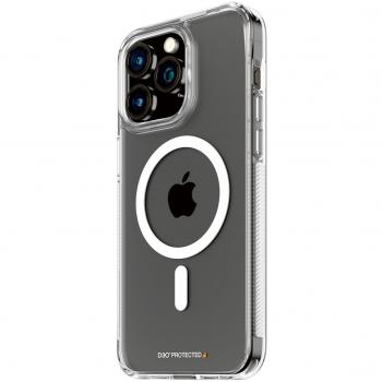 Funda Transparente PanzerGlass HardCase MagSafe Compatible con D3O para iPhone 15 Pro Max