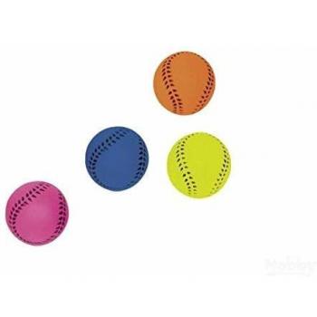 Pelota de fútbol de gomaespuma para perros Nobby Neon 6 cm