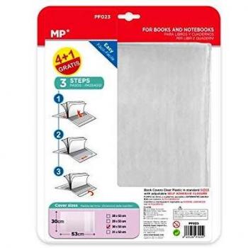 FORRO AJUSTABLE LIBROS 30x53 cm 5 UND