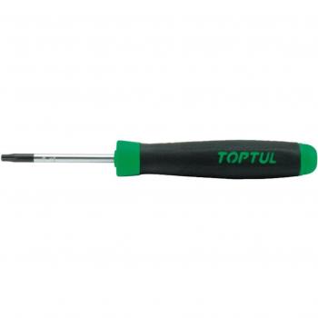 Destornillador TOPTUL FFIB0505, tipo de destornillador, tamaño 5.0 mm, mango ergonómico antideslizante, acero al cromo vanadio, punta imantada, acabado pulido