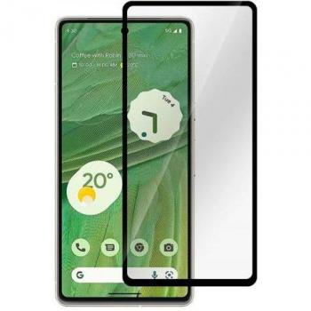 Protector de Pantalla y Espalda Alta Calidad para Google Pixel 7 - Transparente/Negro (1 pieza)