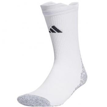 Calcetines de fútbol adidas football grip cu blanco, acolchados, unisex, punto con agarre, talla 43-45