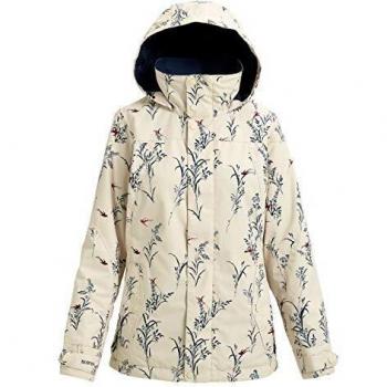 Burton Jet Set Snowboard Chaqueta, otoño/Invierno, Mujer, Color Canvas Birds, tamaño Extra-Large