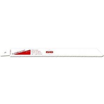 Ruko 33189165 - Pack de 5 sierras de sable bimetal con vástago universal 1/2, para metal, 225 mm
