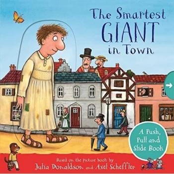 El gigante más inteligente de la ciudad: libro de tablero con empujes, tirones y deslizamientos