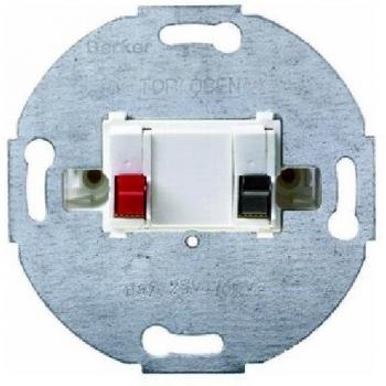 Toma de Altavoz Estéreo Blanca Polar 1 Fach Berker 457209