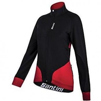 Santini Fashion FW51775BETA - Santini Womens Beta Windstopper XFree 210 Jacket Black/Red Small