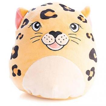 Peluche de tela de terciopelo súper suave Smooshos Cute Pals Leopardo Coleccionable