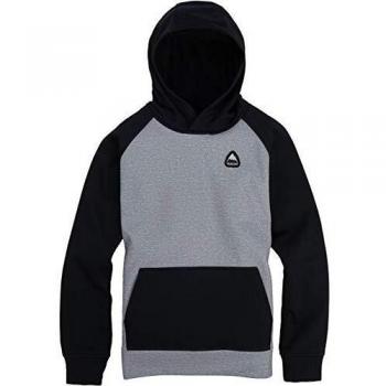 Burton Crown BND PO - Sudadera con capucha para niño gris/rojo XL
