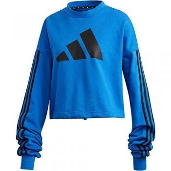 adidas W Adjust Sweat Sudadera, Mujer, Azul, S