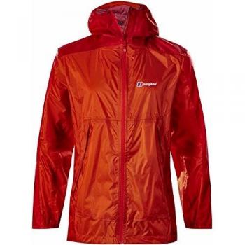Bergahgus Fast Hike Shell Am Chaqueta, Hombre, Naranja/Rojo, XS