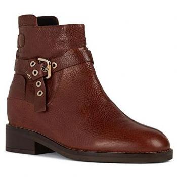 Botines Mujer Geox D Larysse A, Marrón (Brown), Talla 36 EU
