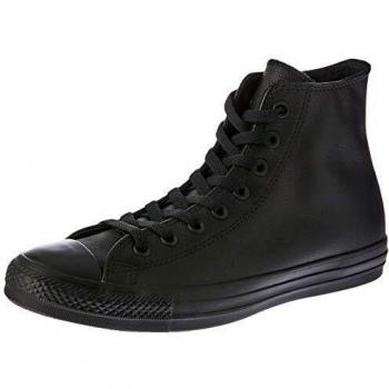 Converse Chuck Taylor All Star High Top Black Leather Sneakers