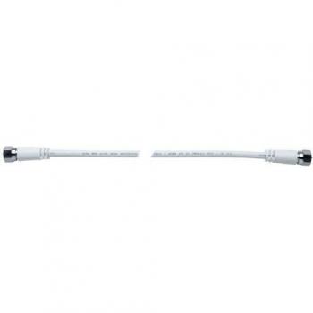 Cable de Conexión Axial Doblamente Apantallado de 0,5 m con Conectores F Clase A