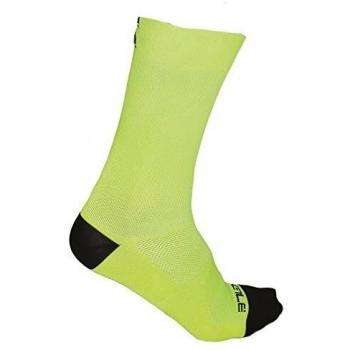 Calcetines de Ciclismo Alé Team Amarillo Negro - Talla S, 18 cm Q-SKIN