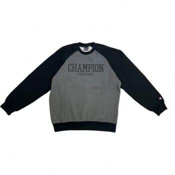 Sudadera sin Capucha Hombre Champion Legacy Azul oscuro Gris