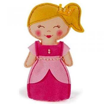 La Nina - Kit muñeca Coser Princesa, 31 cm, Color Rosa