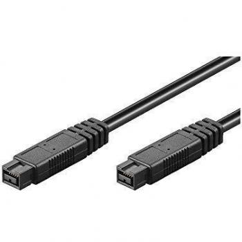 Wentronic CAK IEEE 1394b 9P/9P 1.8m Fire Wire 1.8m Negro - Cable FireWire