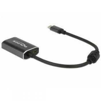 Adaptador de cable USB-C a Mini DisplayPort 4K 60Hz con función PD - Gris oscuro
