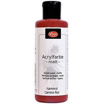 Pintura Acrílica 'Viva Decor' 82 ml Rojo Carmín Mate