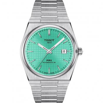 Tissot PRX Powermatic 80 Automatic 40mm Green Watch T137.407.11.091.01