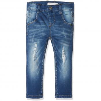 NAME IT Nmmtheo Dnmtate 2002 Pant Noos, Jeans para Bebés, Azul