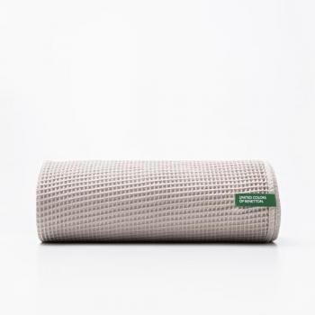 Manta United Colors Of Benetton 140x190cm 200gsm 100% Algodón Beige Neutral - Suavidad Excepcional
