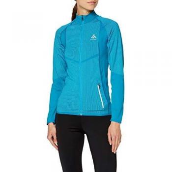 Odlo Chaqueta de mujer Velocity Light Jacket, Mujer, Chaqueta, 61230120528XS, blanco,, XS