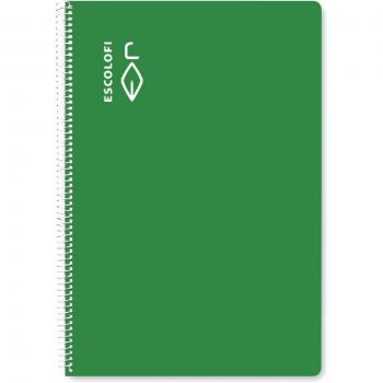 Cuaderno Escolar Espiral A4 80 hojas 70 gramos pauta 3,5 Tapa Dura