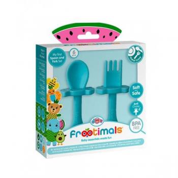 Set Primera Cuchara y Tenedor Melany Melephant Frootimals