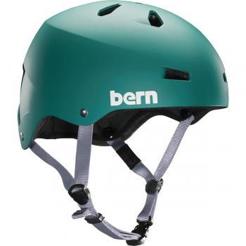 Bern Macon-Casco de Bicicleta, Color Verde, Talla 2X/3X-60, 5-63,5 cm