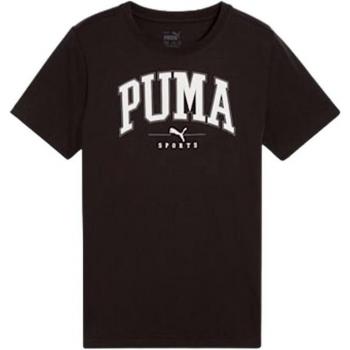 Camiseta Puma Squad Big Graphic Niño Negro Manga Corta Junior 164