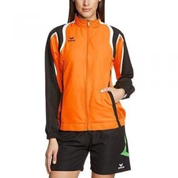 erima Razor Line - Chaqueta para Mujer, tamaño 44, Color Negro/Naranja